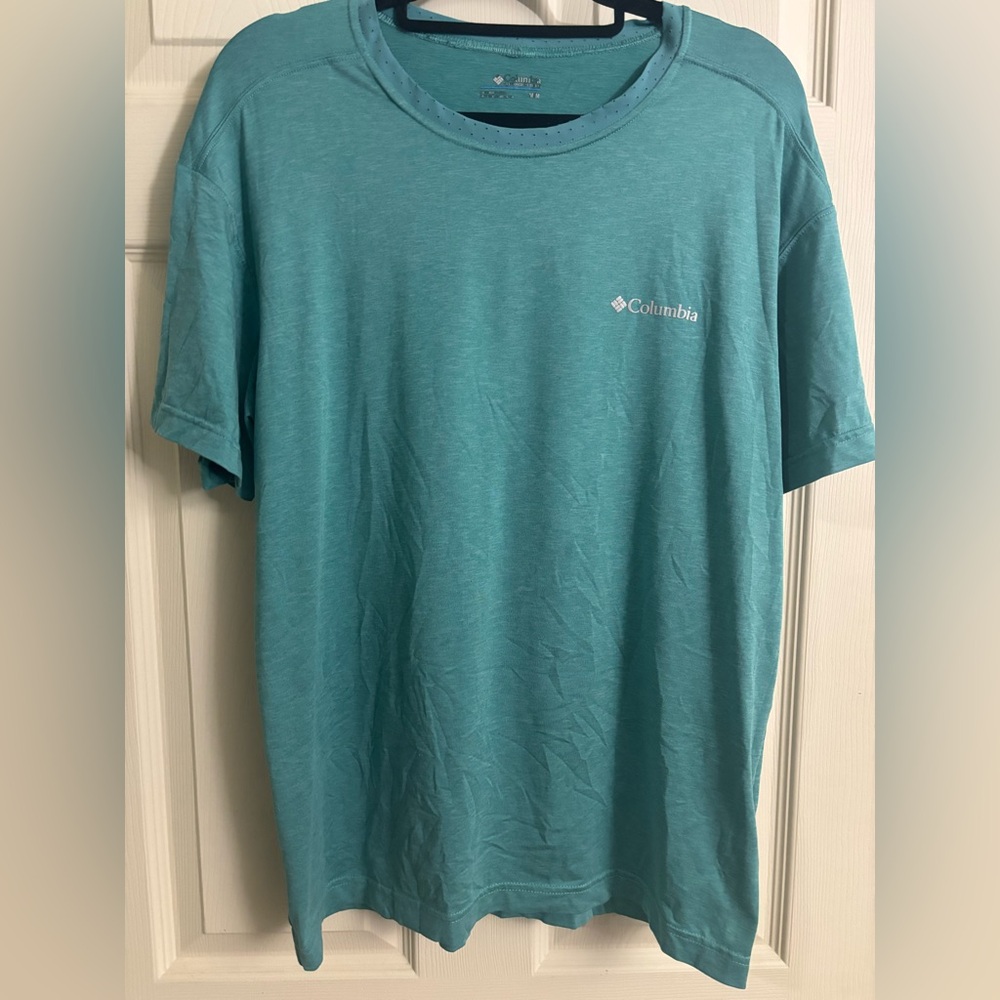 Columbia Men's Aqua Tech Trail Short Sleeve Breathable Summer Lightweight Tee